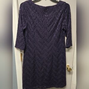 Jessica Howard Size 14W Purple Dress